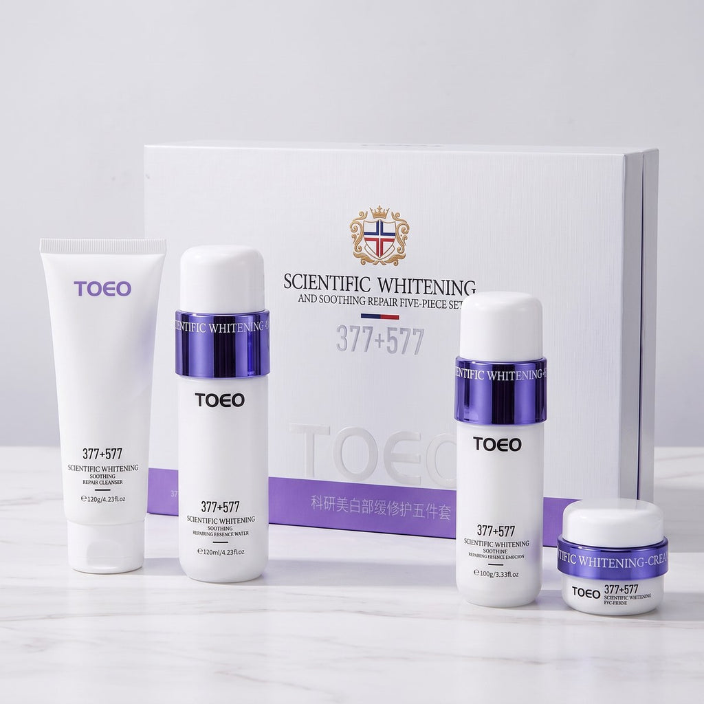 Toeo Scientific Whitening and Soothing Repair Zestaw 5-częściowy 377+577