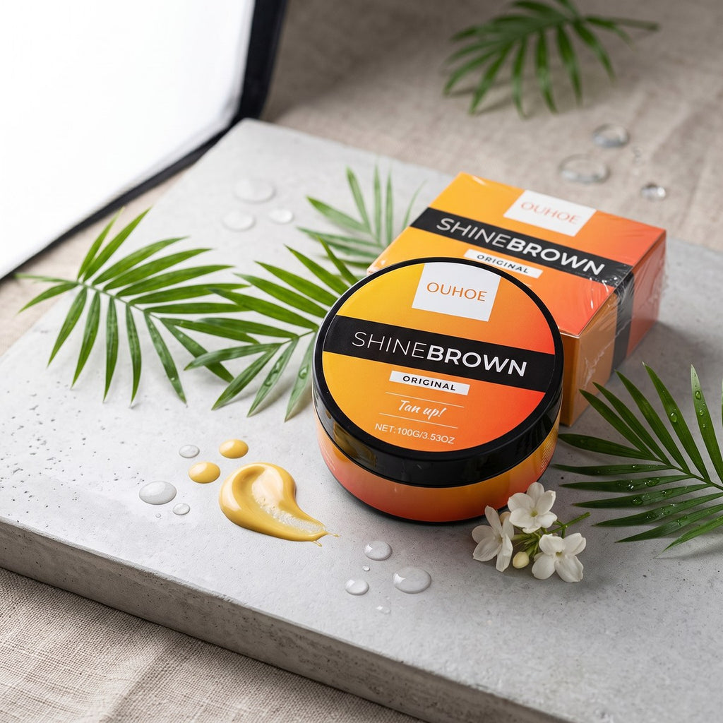 OUHOE SHINEBROWN ORIGINAL Tan up! Krem przyspieszający opalanie 100g