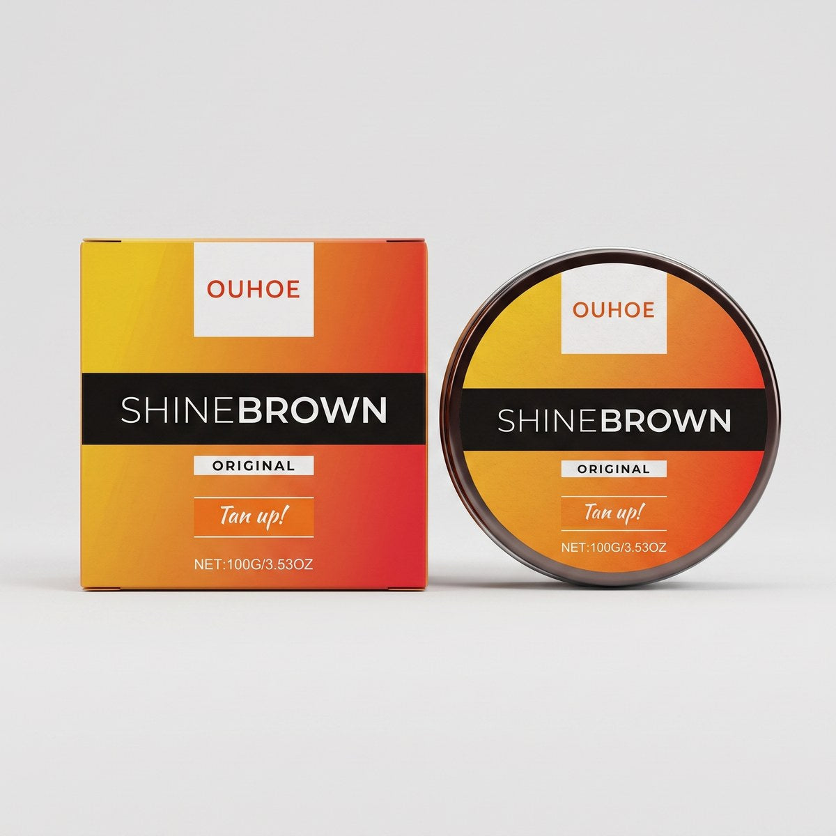 Ouhoe Shinebrown Original Tan up! Krem przyspieszający opalanie 100g