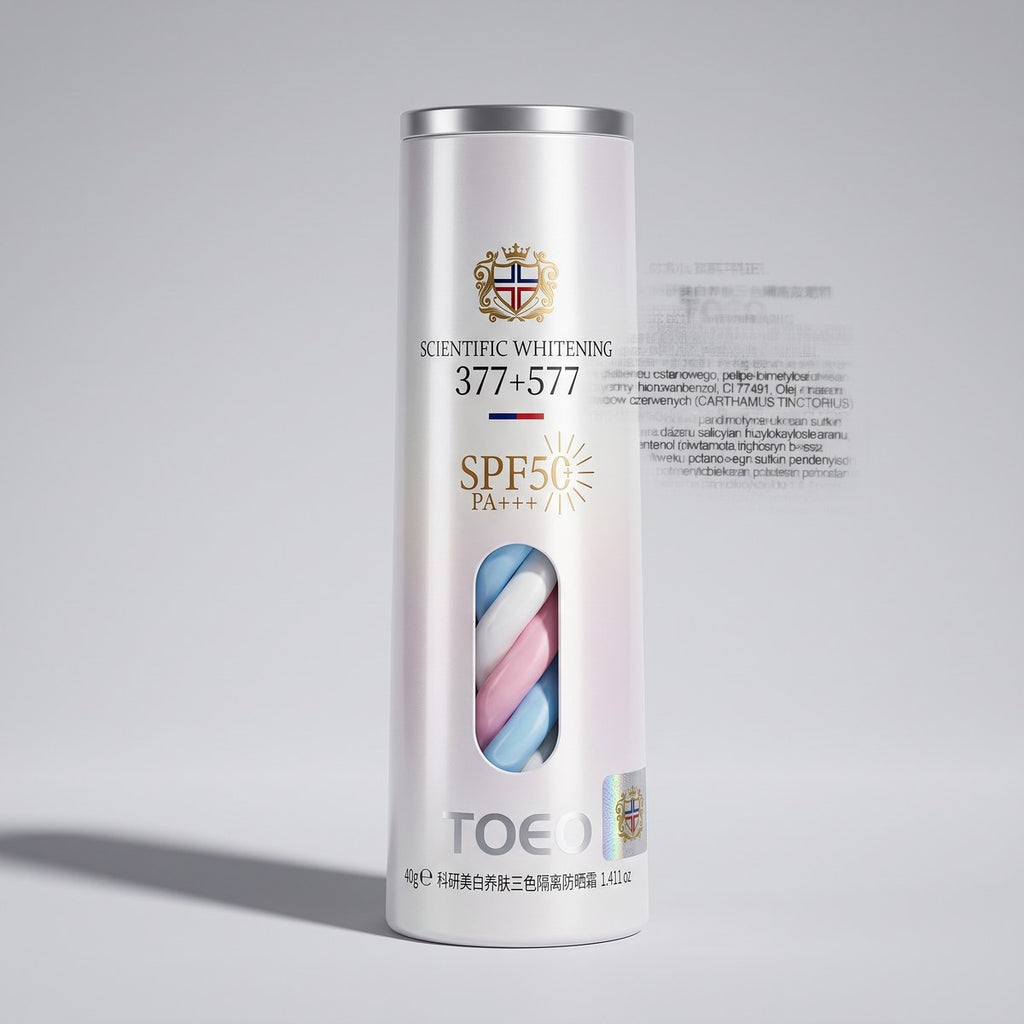 Toeo Scientific Whitening Three-Color Isolation Sunscreen Cream SPF50+ PA+++ 40g