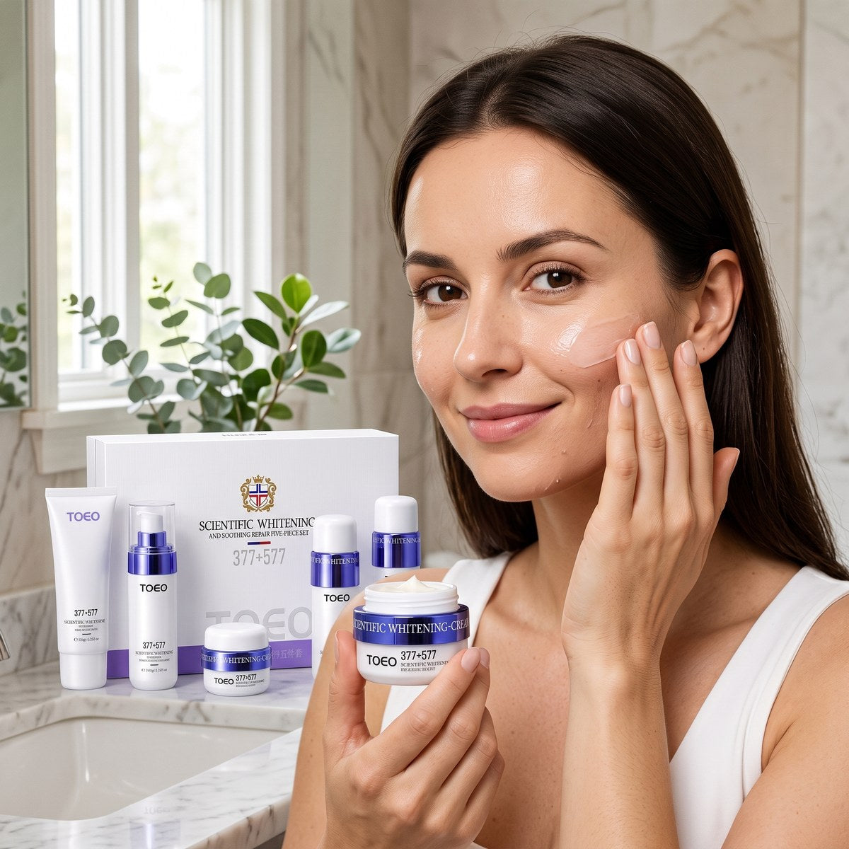 Toeo Scientific Whitening and Soothing Repair Zestaw 5-częściowy 377+577