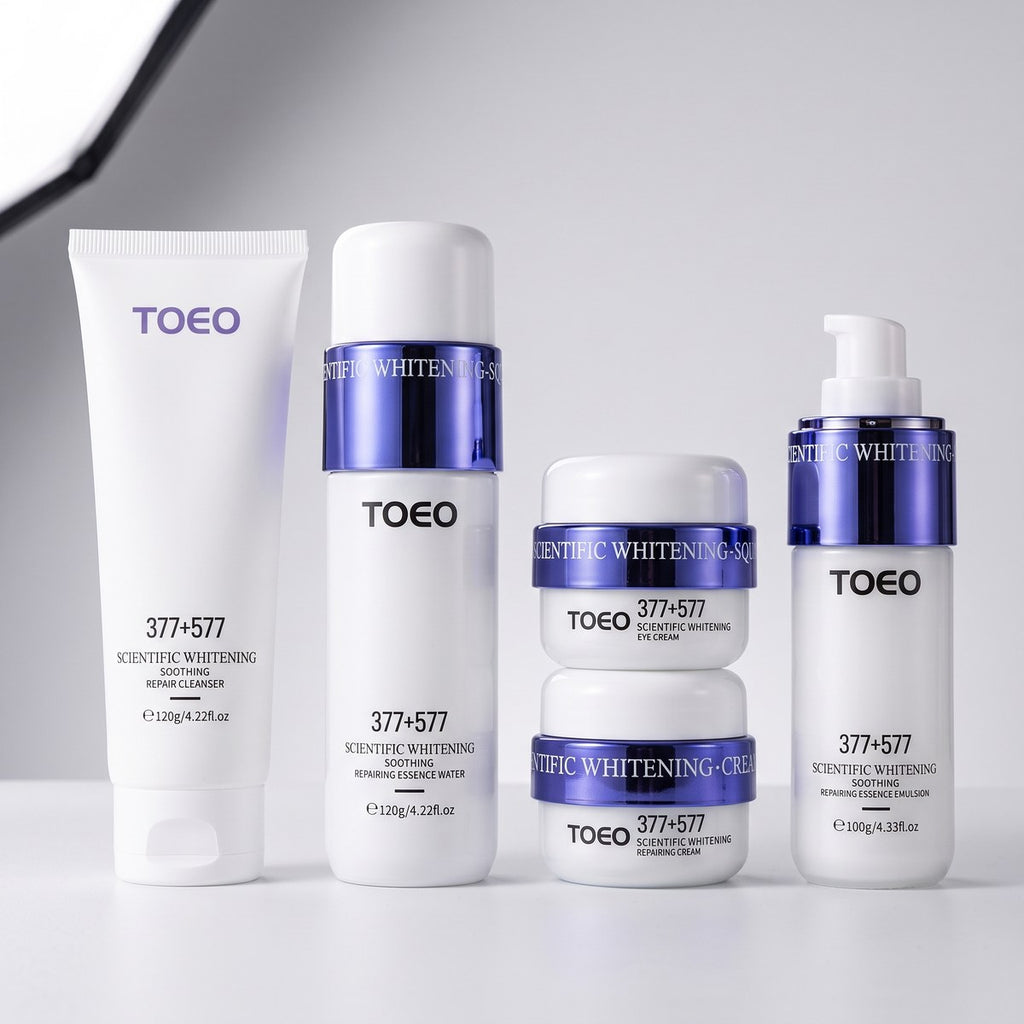 Toeo Scientific Whitening and Soothing Repair Zestaw 5-częściowy 377+577