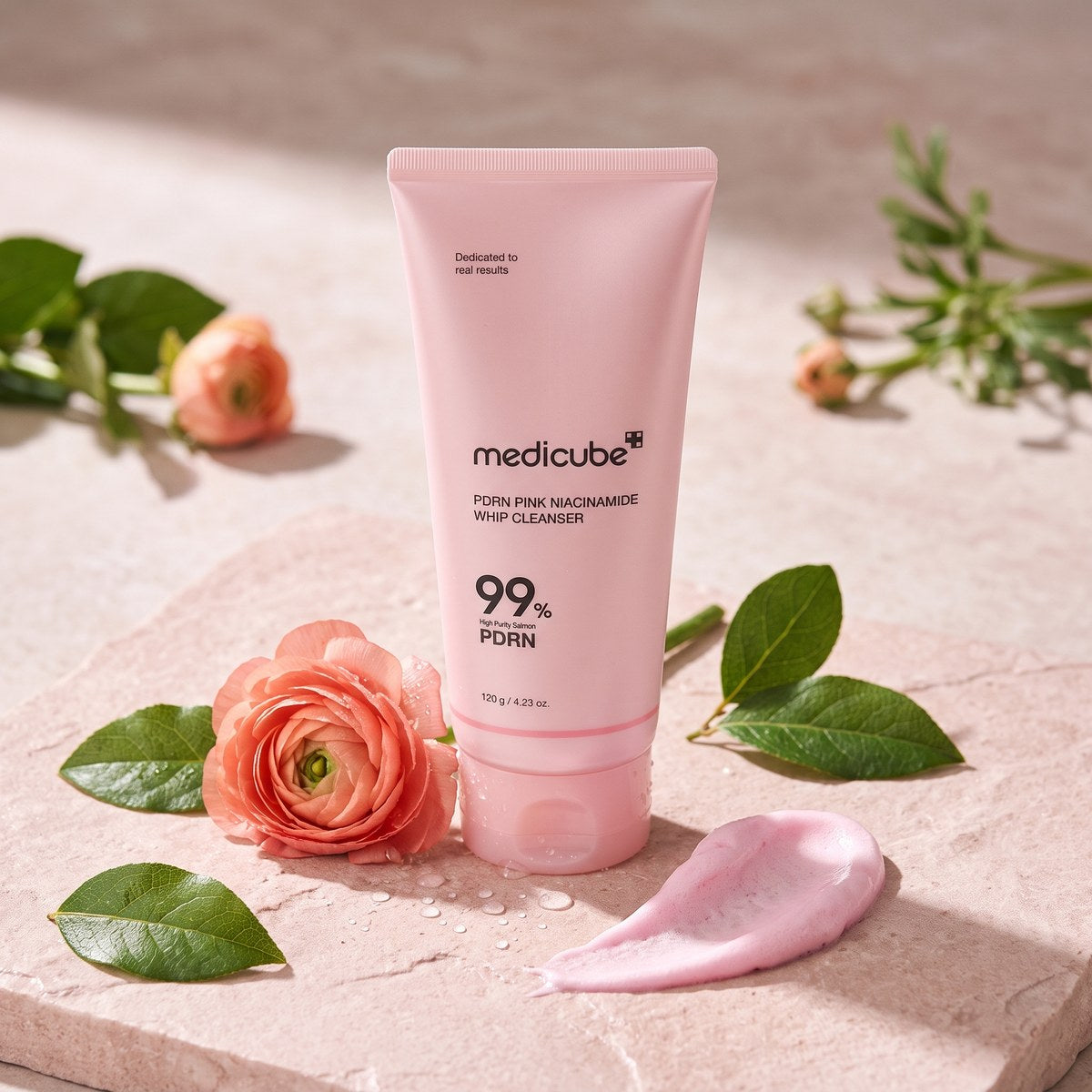 Medicube PDRN Pink Niacinamide Whip Cleanser 120 g